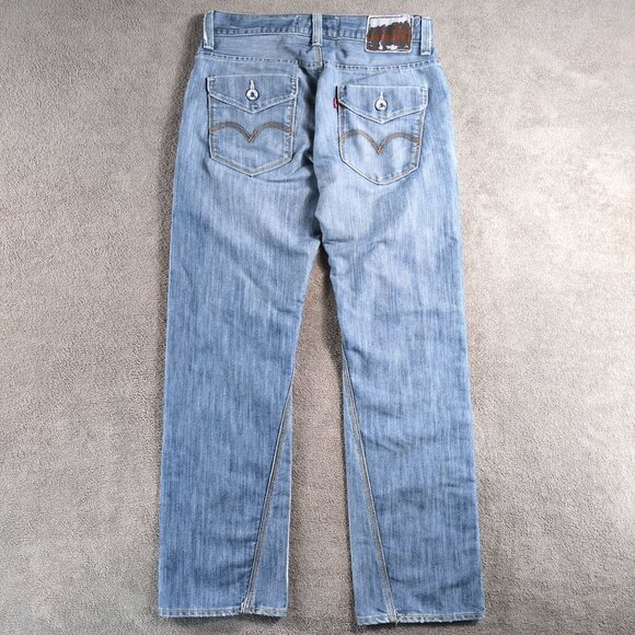 Levi’s 514 Slim Straight Jeans Men’s W31 L32 Light Wash Denim Classic Fit - Picture 10 of 12